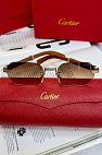 Прямогугольные солнцезащитные очки Cartier