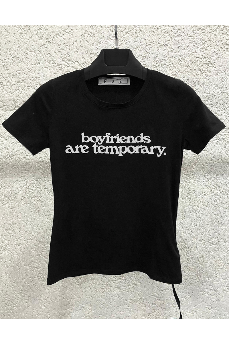 Off-White Женская чёрная футболка