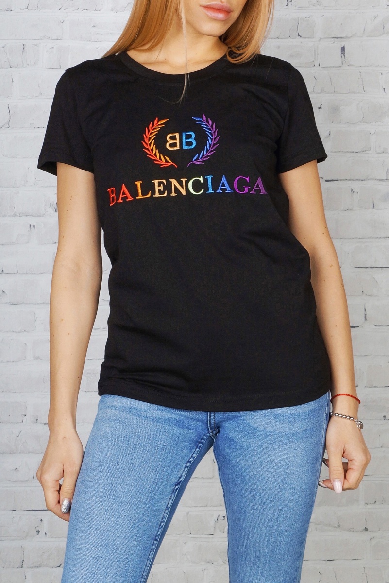 Balenciaga Женская футболка - Black