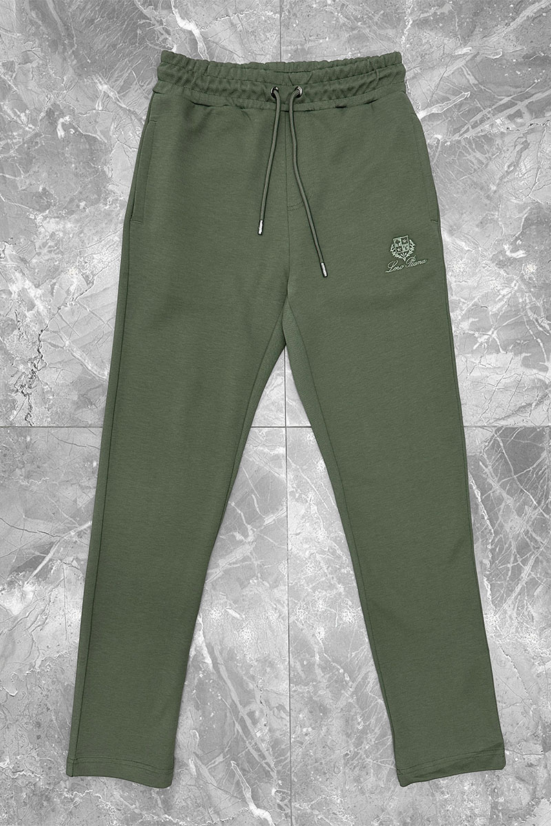 Loro Piana Спортивные штаны logo-embroidered - Green