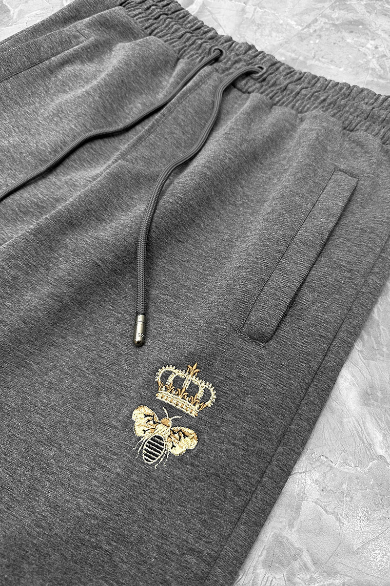 Dоlсе & Gаbbаnа Серый спортивный костюм bee crown embroidered 