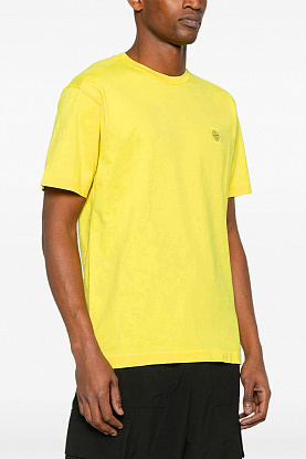 Мужская футболка compass-patch - Yellow 