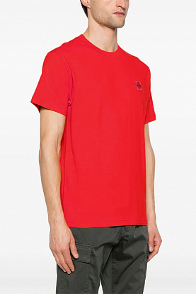 Мужская футболка compass-patch - Red 