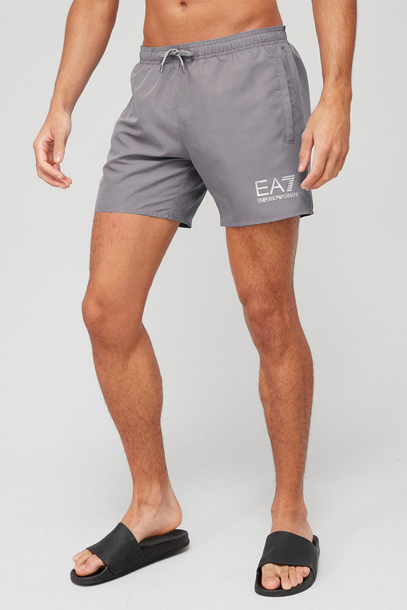 Emporio Armani EA7 Мужские серые шорты 