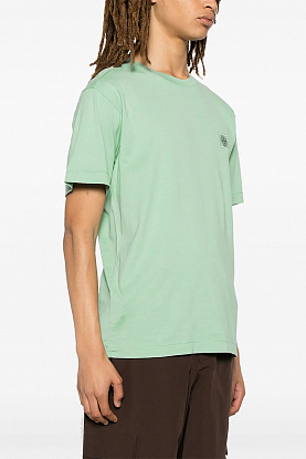 Мужская футболка compass-patch - Mint Green 