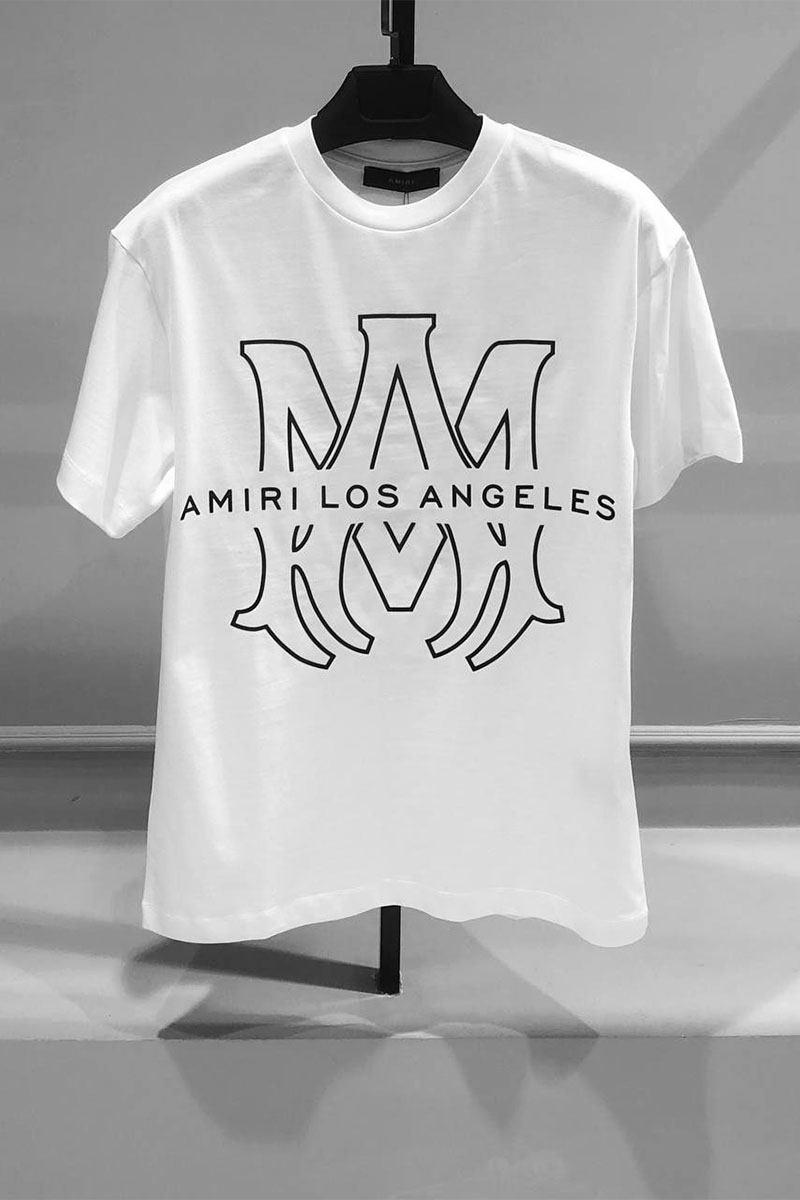 Amiri Мужская белая футболка Los Angeles