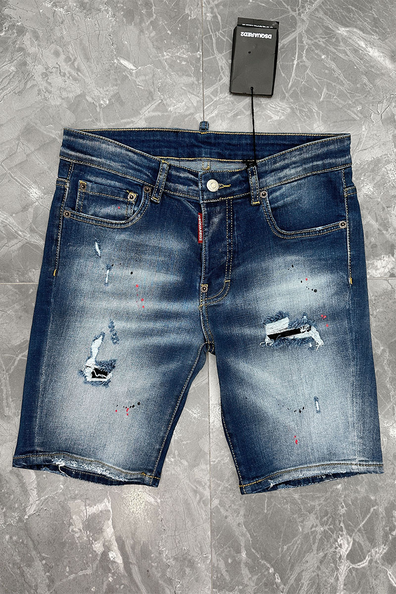 Dsquared2 Мужские джинсовые шорты Dean Caten