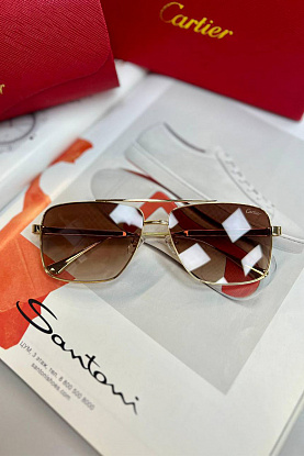 Солнцезащитные очки с коричневыми линзами