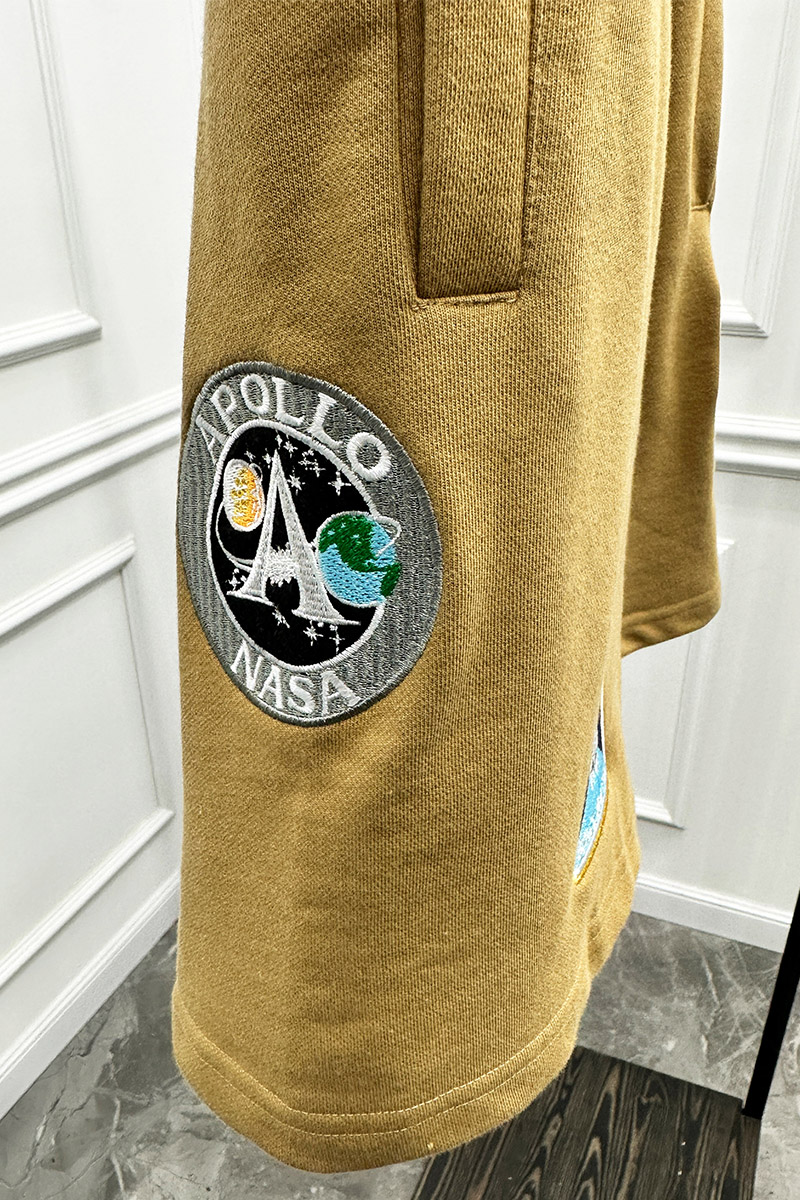 Balenciaga Мужские бежевые шорты Nasa Apollo 