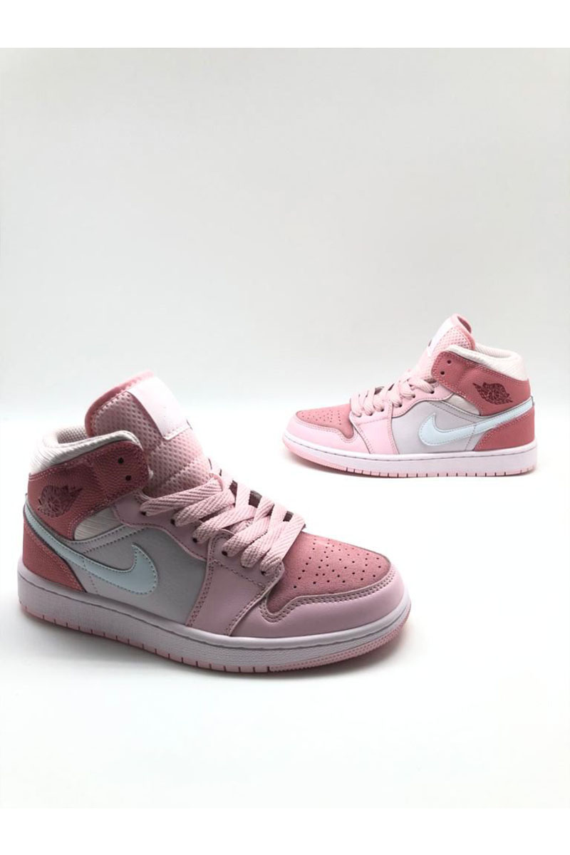 Nike Женские кроссовки Dunk High - Pink / White