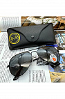 Солнцезащитные очки Aviator Large Metal - Black