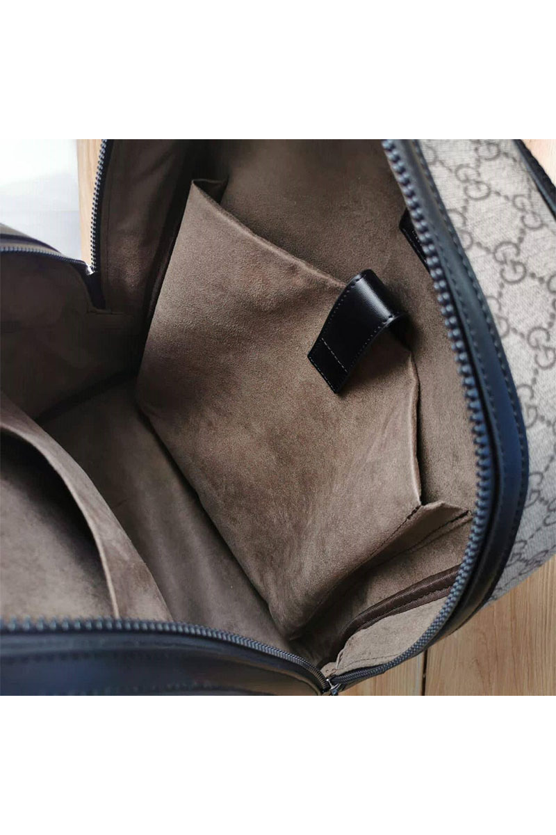 Gucci Кожаный рюкзак GG Supreme 31.5x41x14.5 см