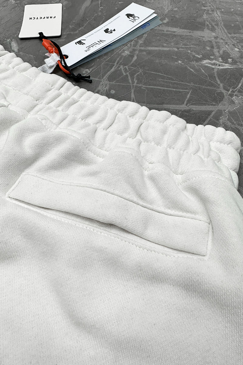 Off-White Мужские белые шорты paint-splatter