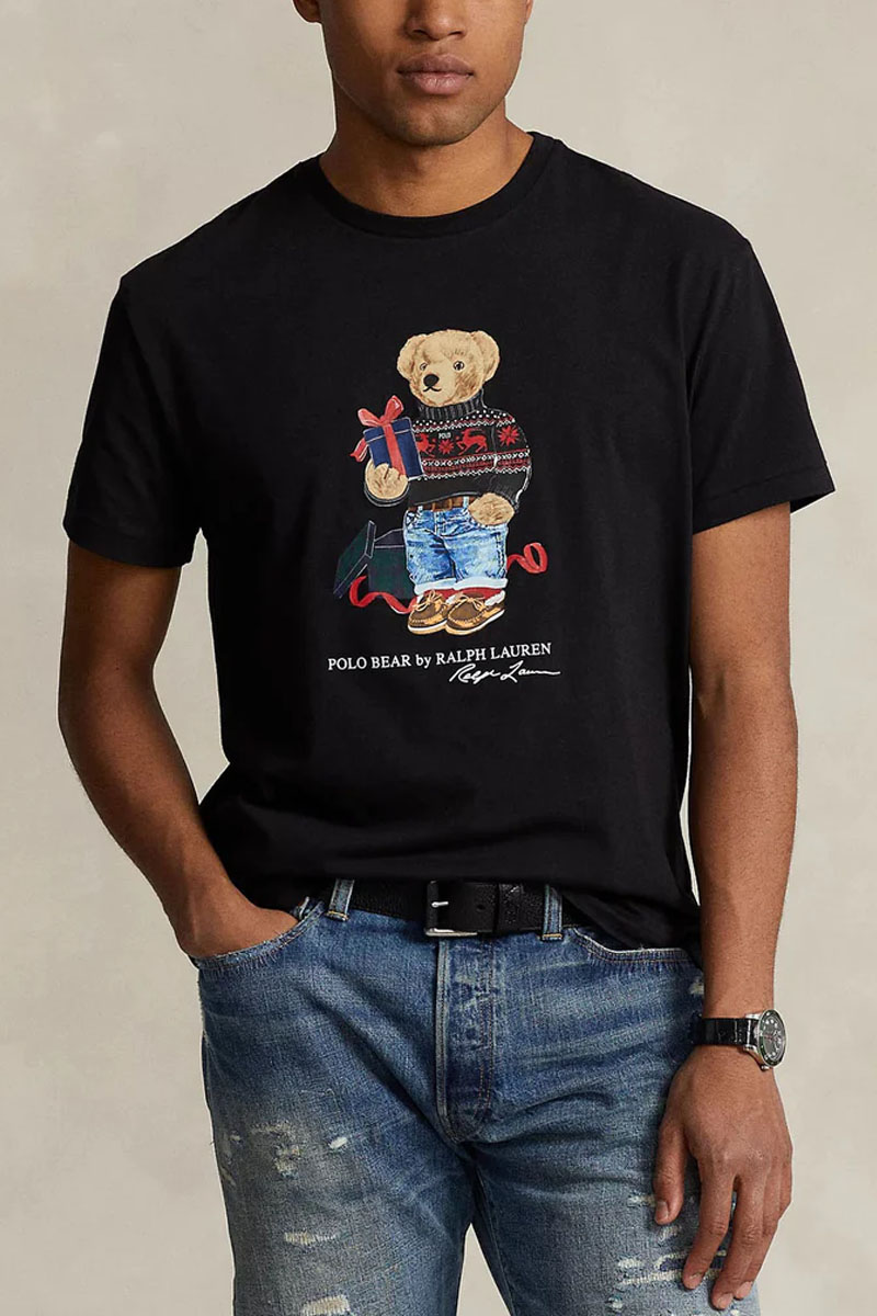 Polo Ralph Lauren Чёрная футболка "Bear"