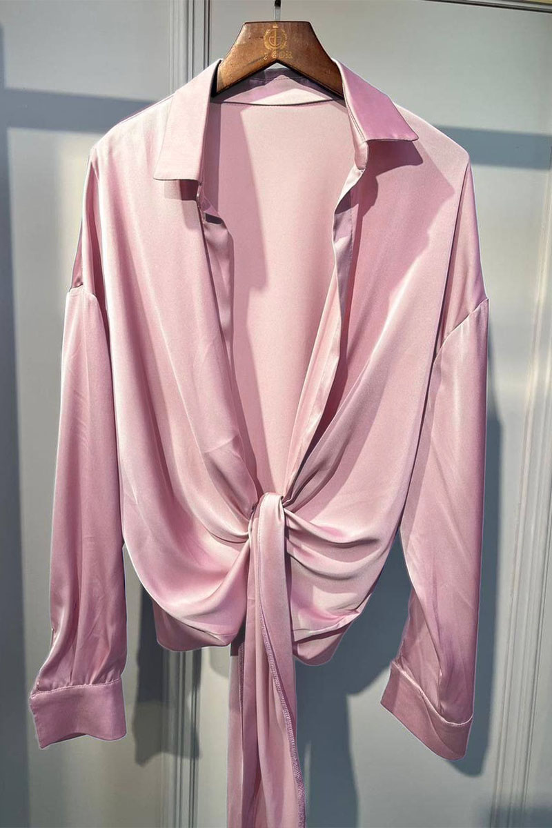 Designer Clothing Женская рубашка розового цвета