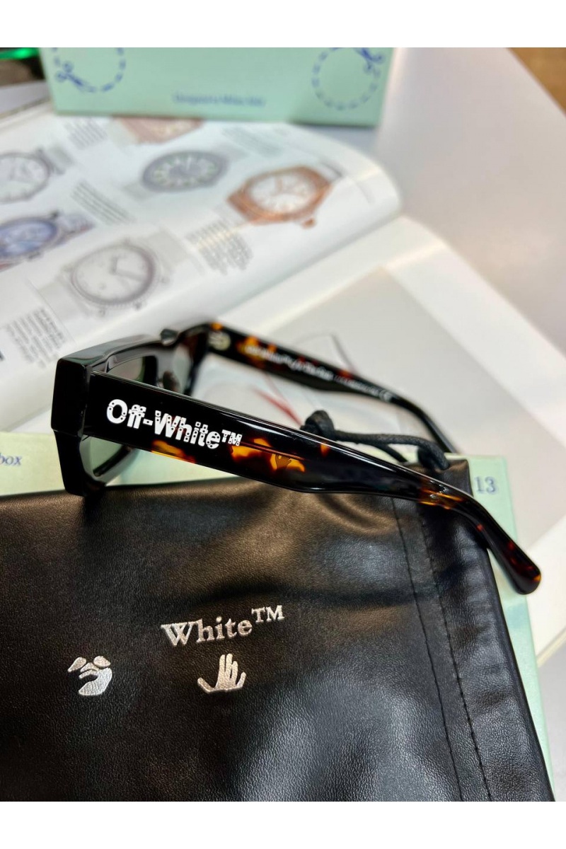 Off-White Квадратные солнцезащитные очки Manchester