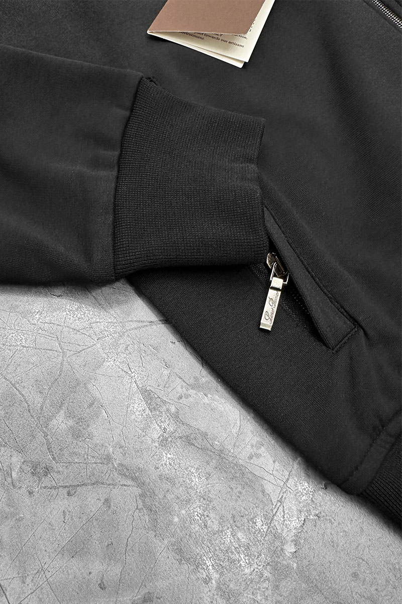Loro Piana Спортивный костюм logo-embroidered - Black