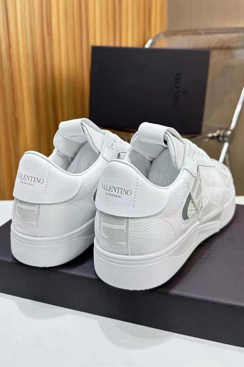 Valentino Кожаные кроссовки VL7N low-top - White