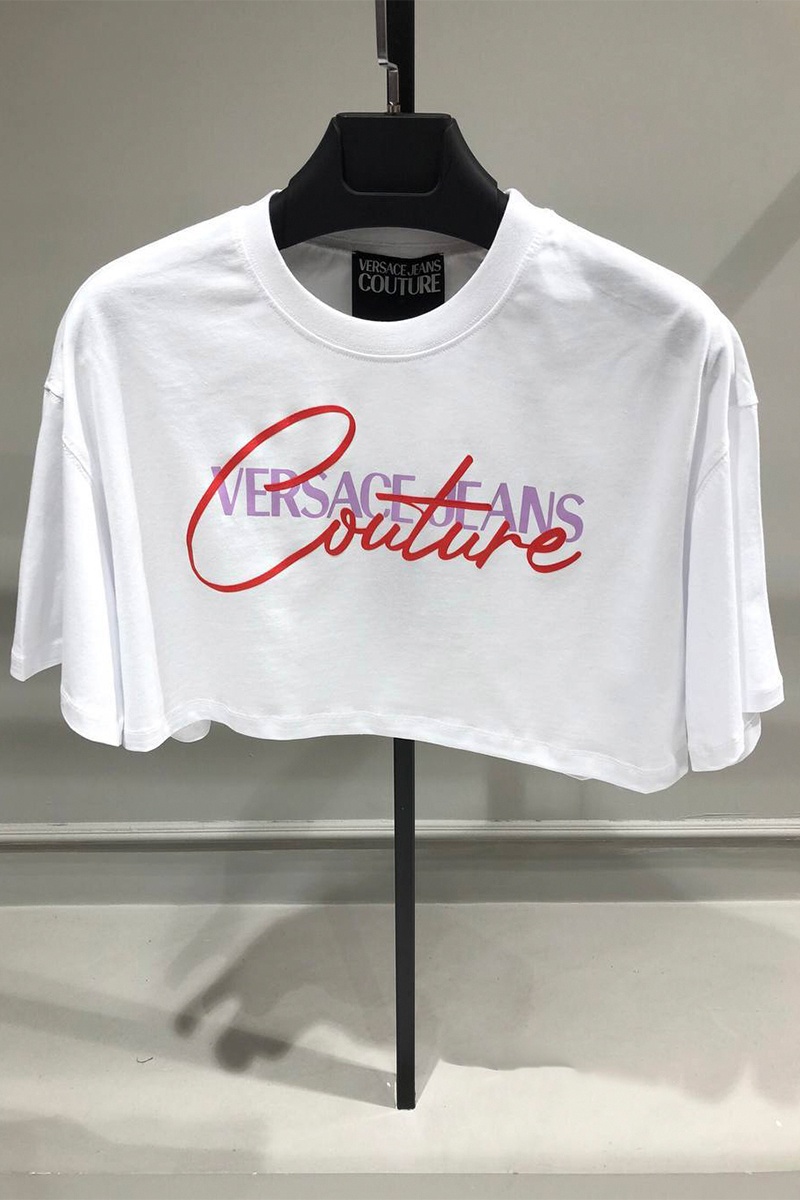 Versace Женская белая футболка-топ