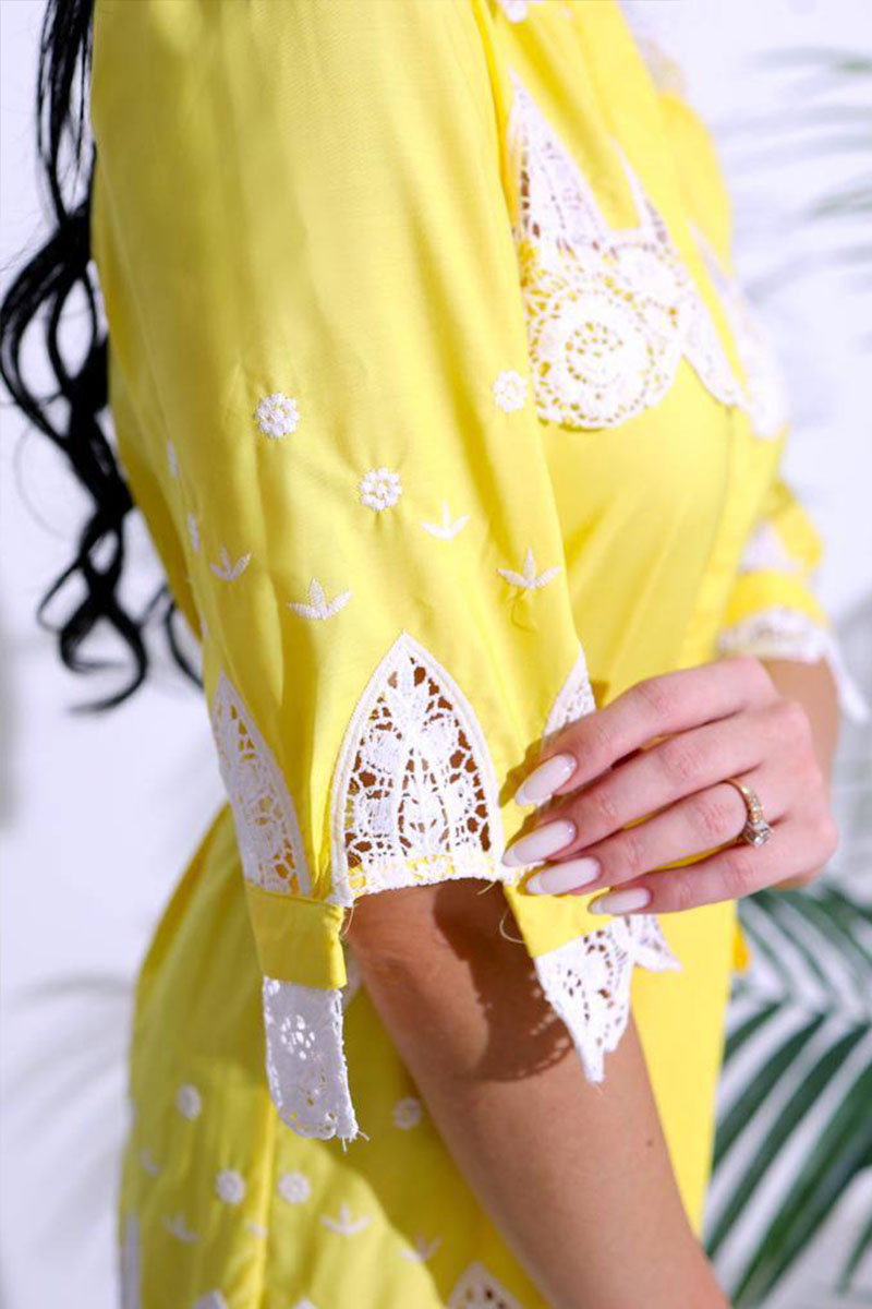 Designer Clothing Женское платье жёлтого цвета