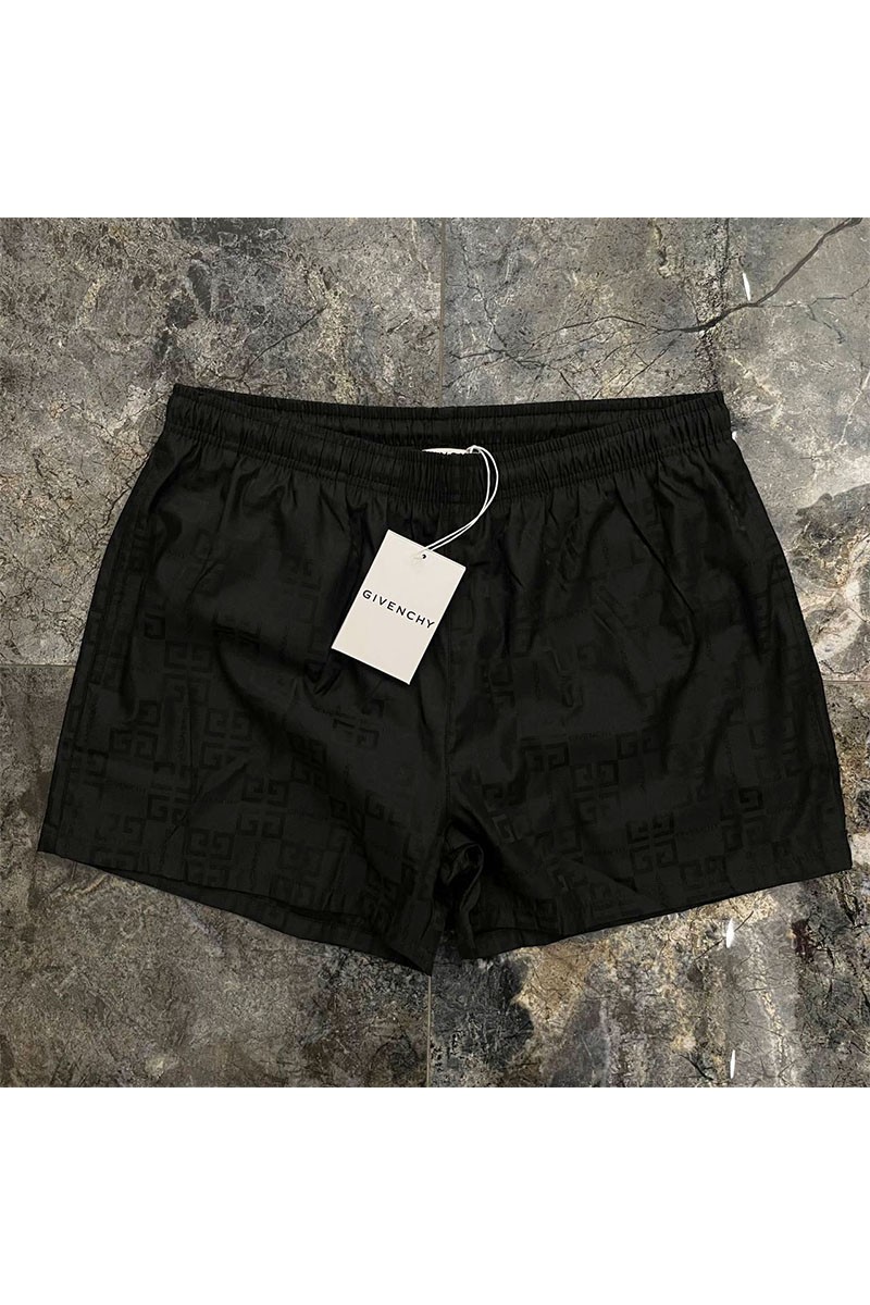 Givenchy Мужские чёрные шорты monogram 