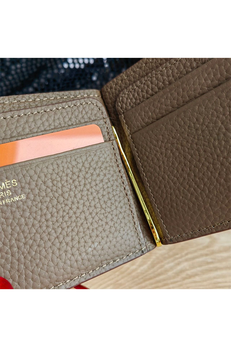 Hermes Кожаный кошелёк 11х8,5 см (4 расцветки)