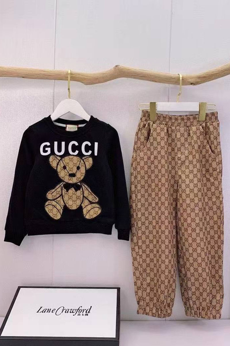 Gucci Детский костюм на флисе GG Monogram (120 см)