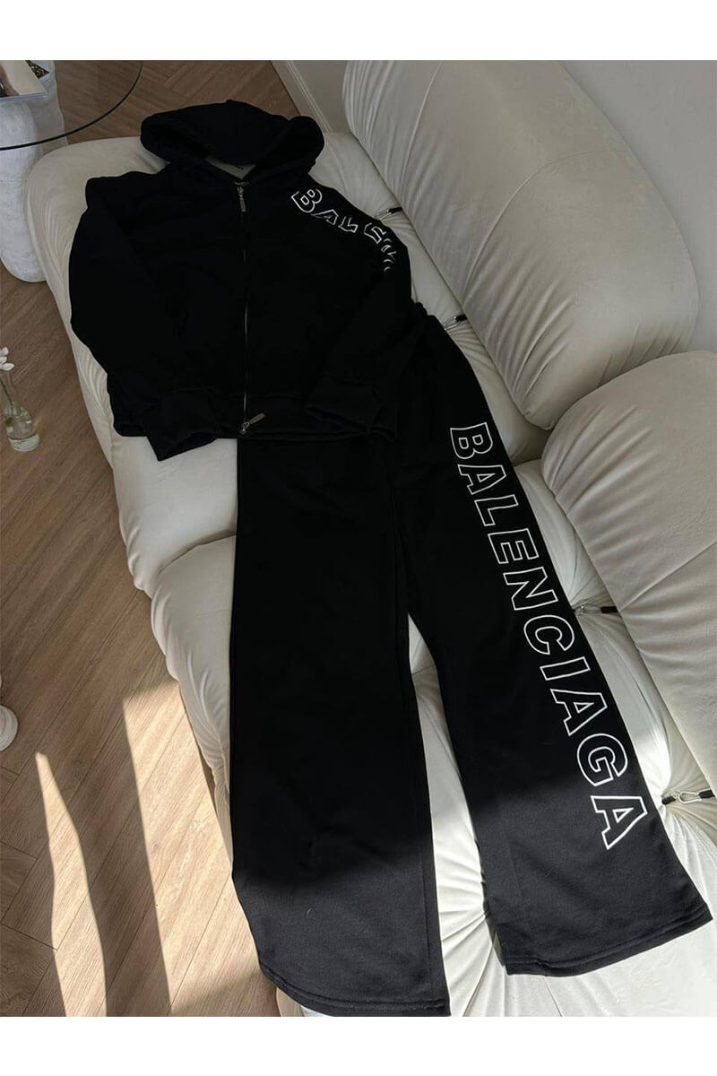 Balenciaga Женский костюм Balenciaga чёрного цвета 