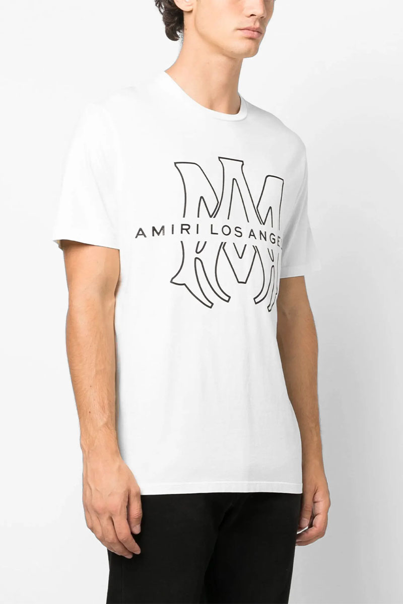 Amiri Мужская белая футболка Los Angeles