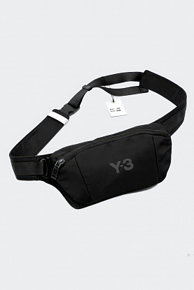 Чёрная сумка на пояс Y-3 Yohji Yamamoto