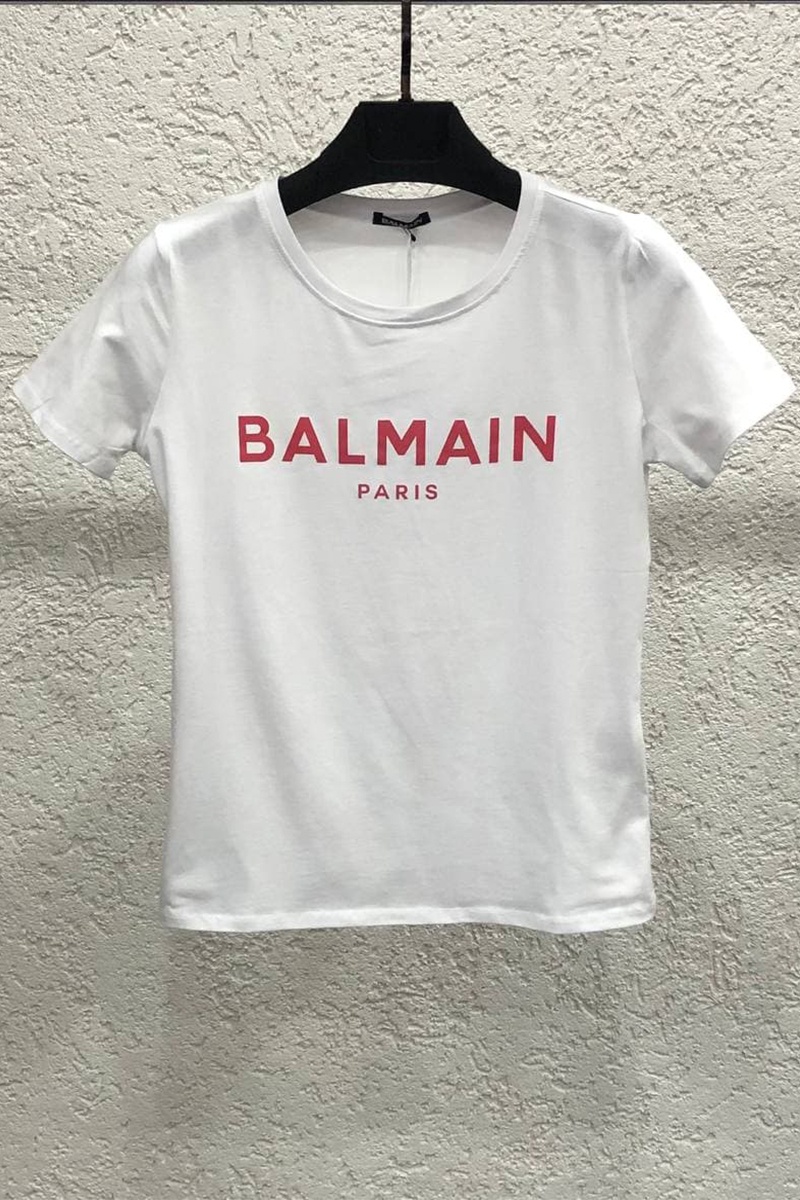 Balmain Женская футболка Paris - White