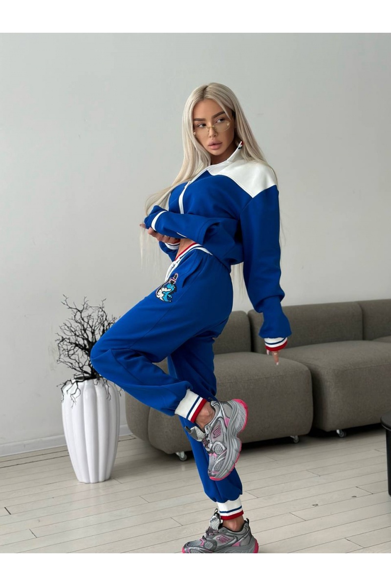 Gucci Женский спортивный костюм синего цвета