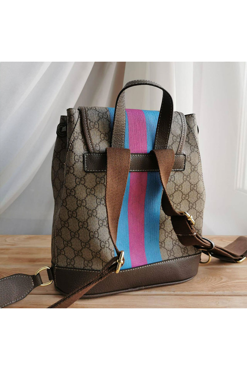 Gucci Кожаный рюкзак with interlocking G 26.5x30 см