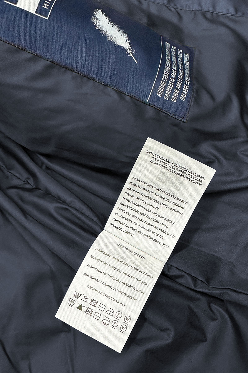 Tommy Hilfiger Тёмно-синий жилет embroidered-logo