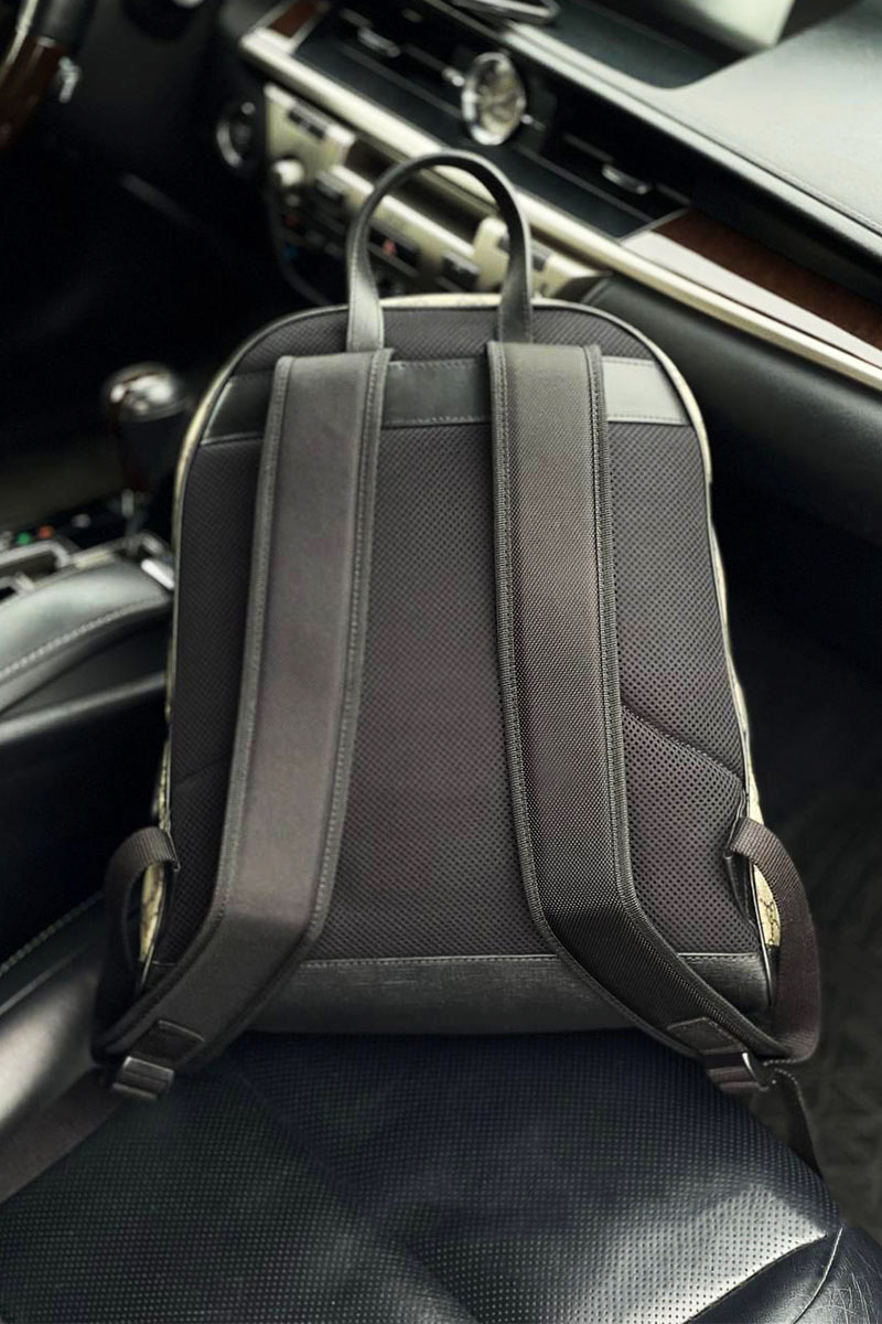 Gucci Кожаный рюкзак GG Supreme 31.5x41x14.5 см