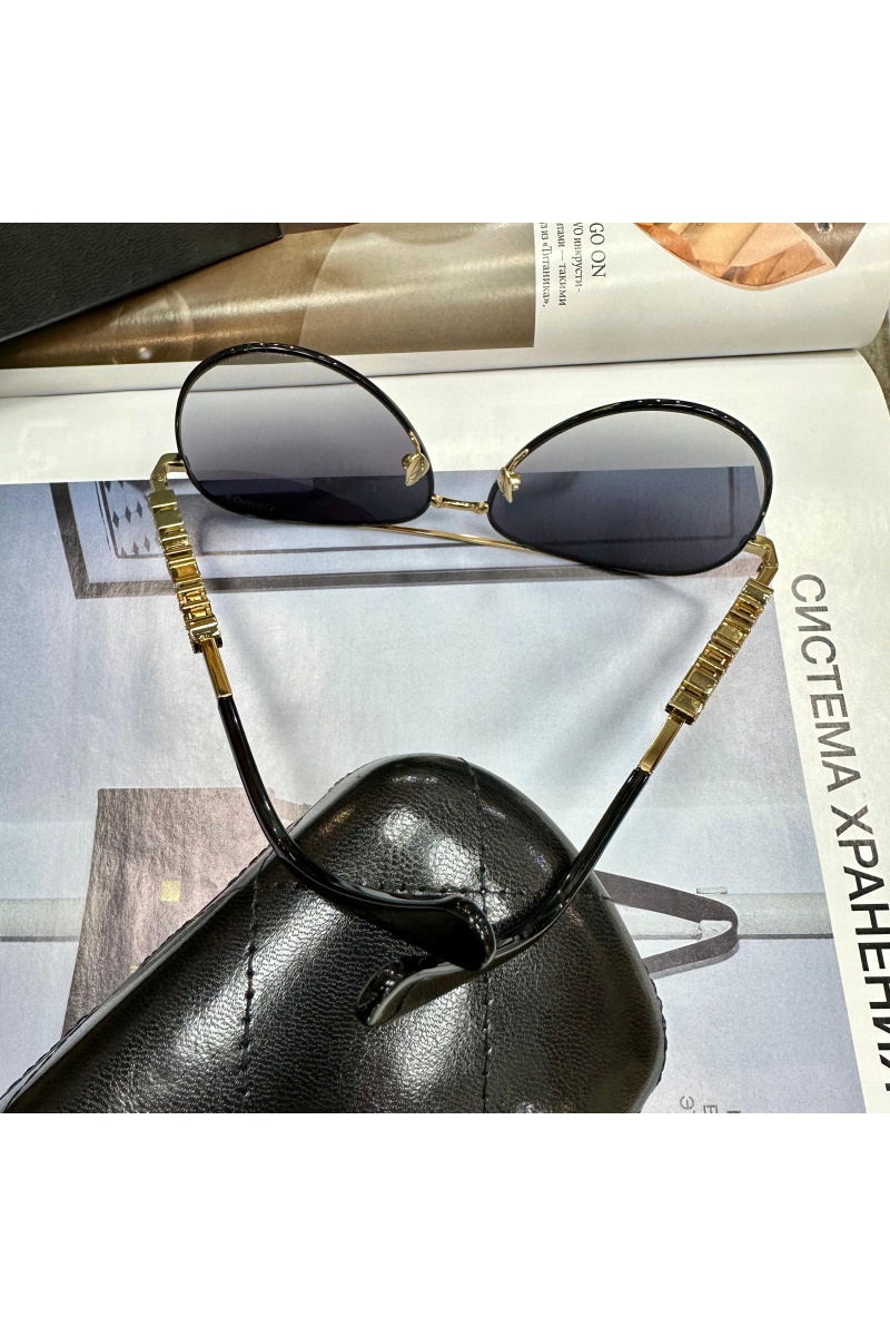 Chаnеl Солнцезащитные очки авиаторы с фиолетовыми стеклами