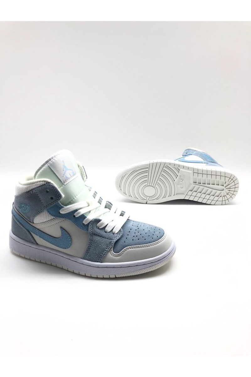 Nike Женские кроссовки Dunk High - White / Blue