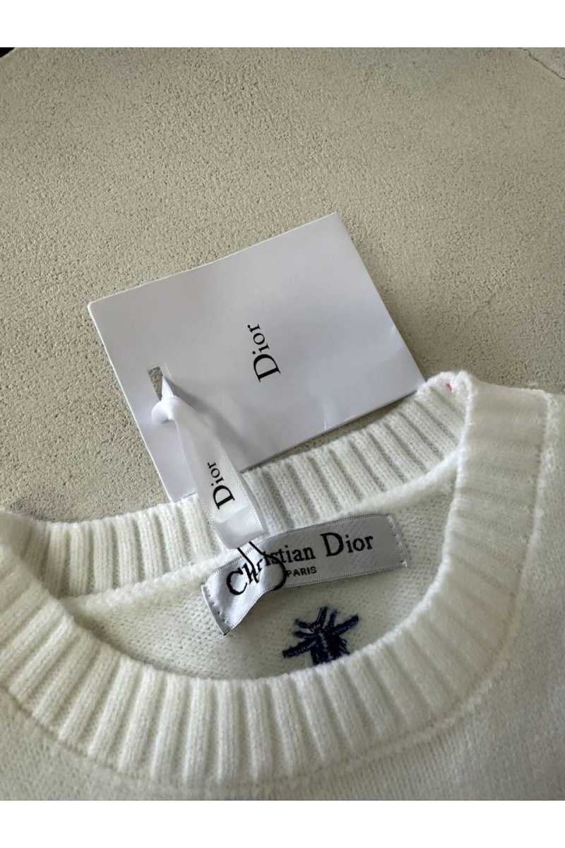 Dior Женский джемпер  белого цвета