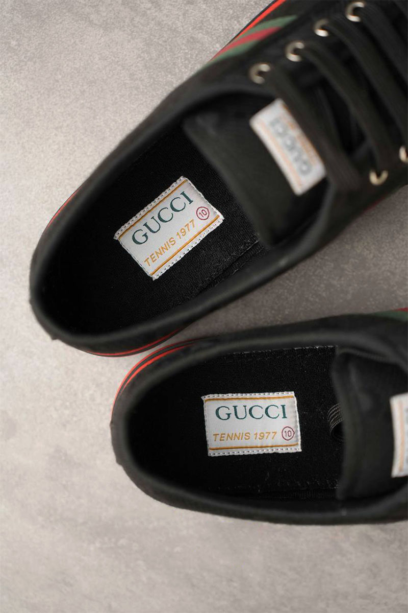 Gucci Мужские чёрные кроссовки GG Monogram
