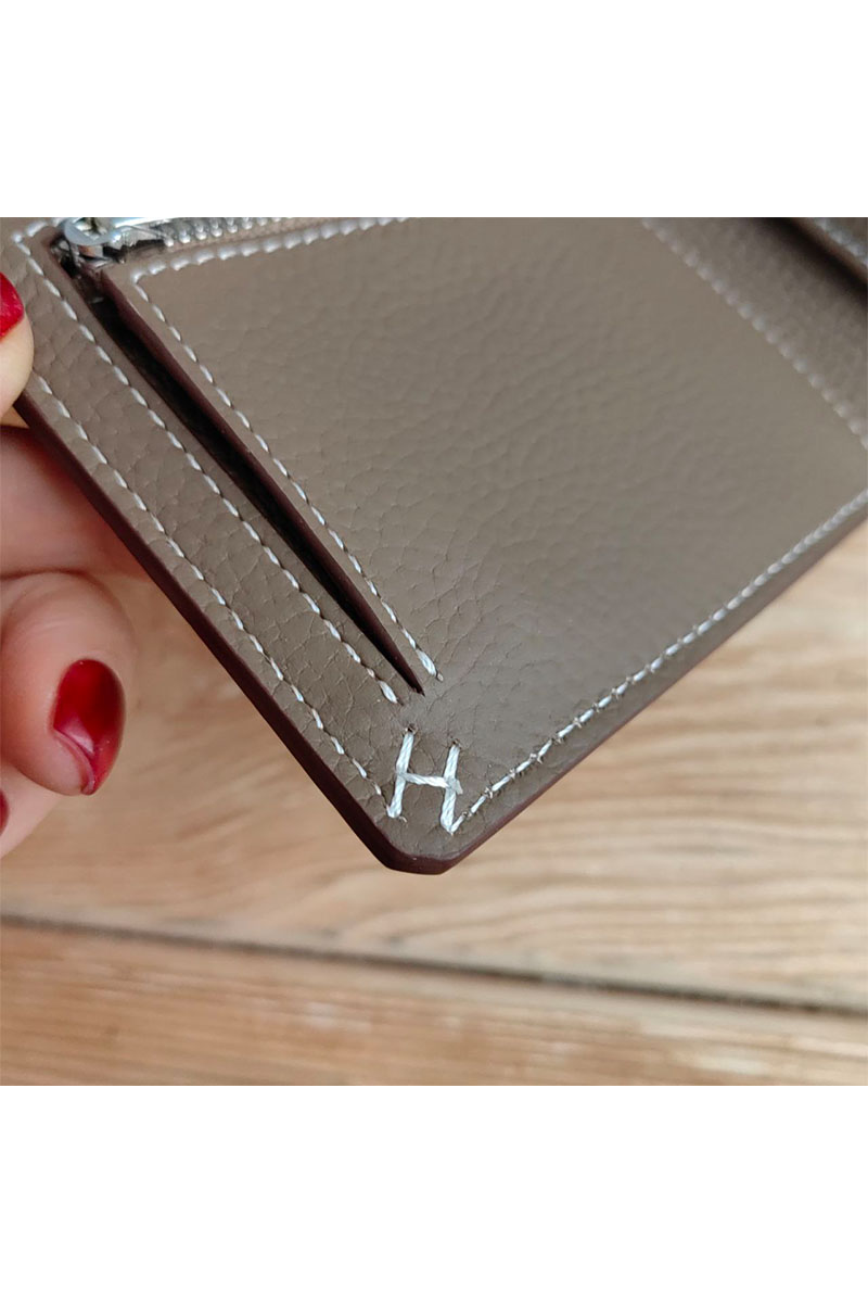 Hermes Кожаный кошелёк 12х10 см (3 расцветки)