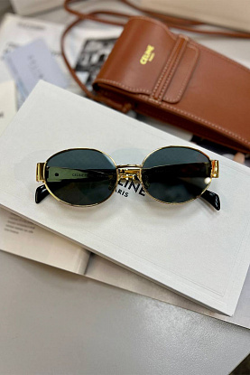Солнцезащитные очки Triomphe - Grey / Gold