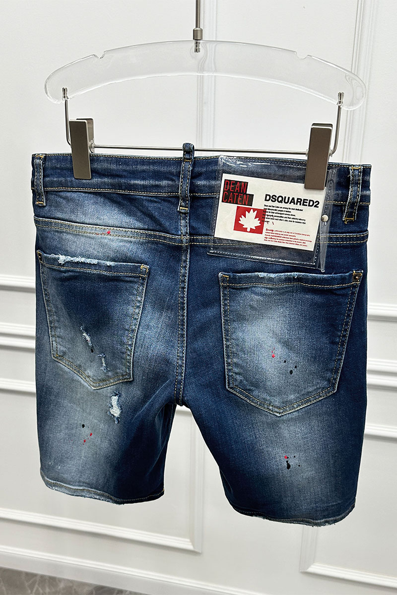 Dsquared2 Мужские джинсовые шорты Dean Caten
