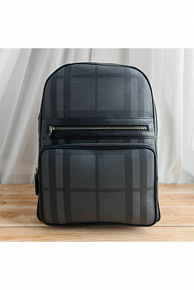 Кожаный рюкзак London Check 39х28x9 см