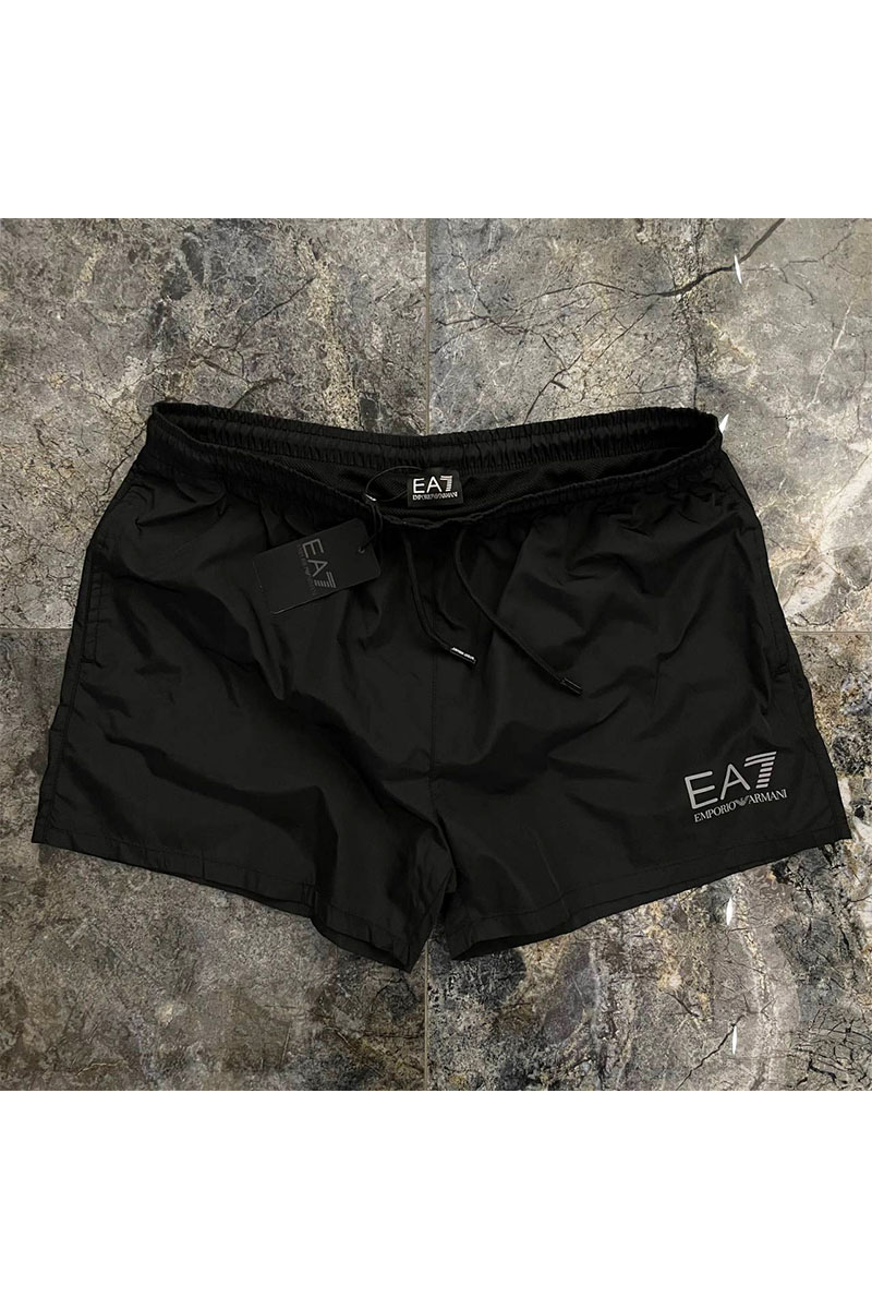 Emporio Armani EA7 Мужские чёрные шорты