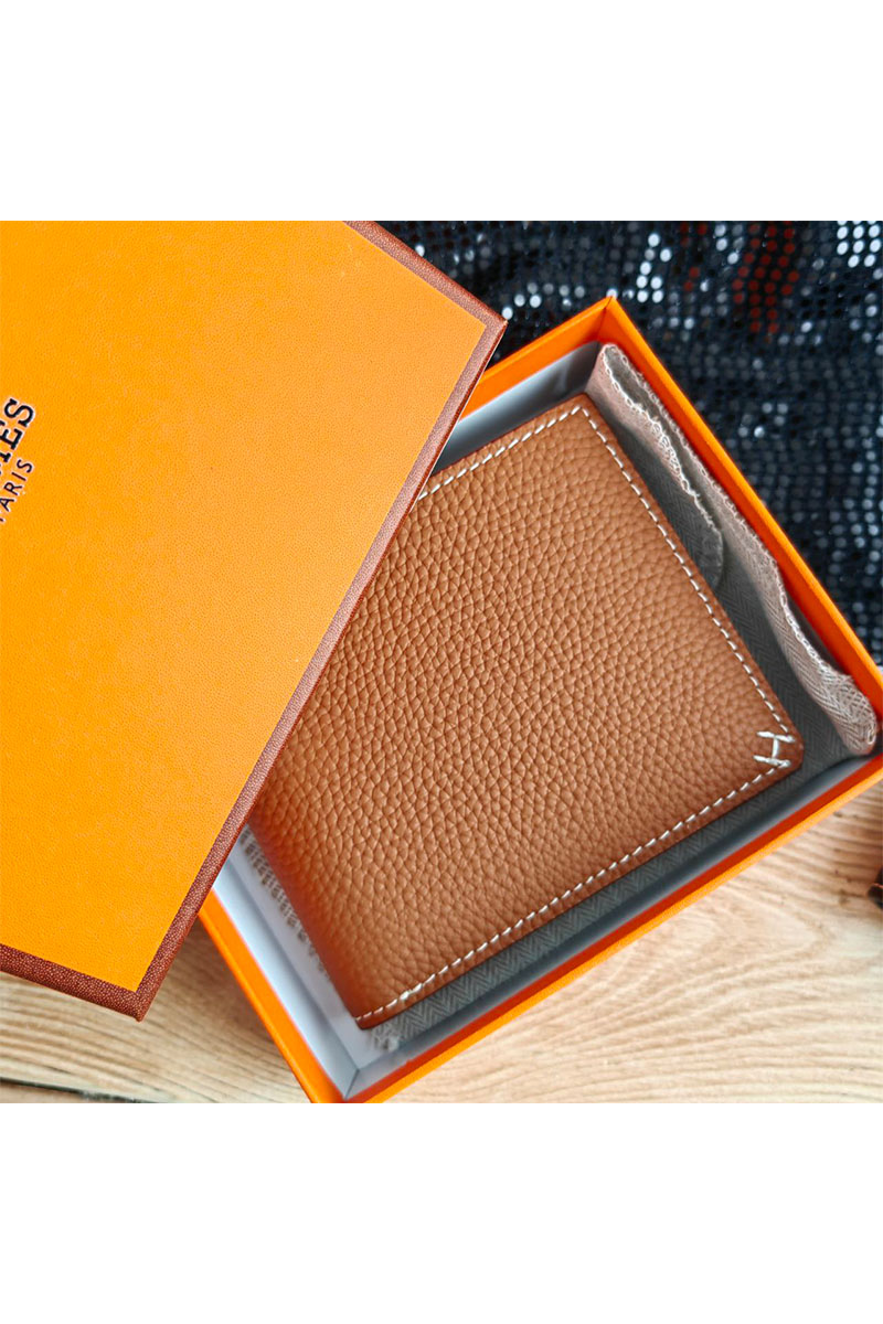 Hermes Кожаный кошелёк 12х10 см (3 расцветки)