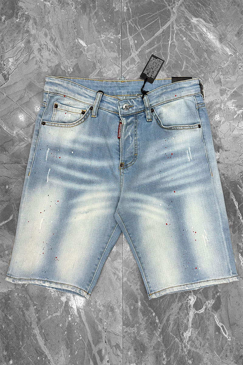 Dsquared2 Мужские джинсовые шорты Denim - Light Blue 