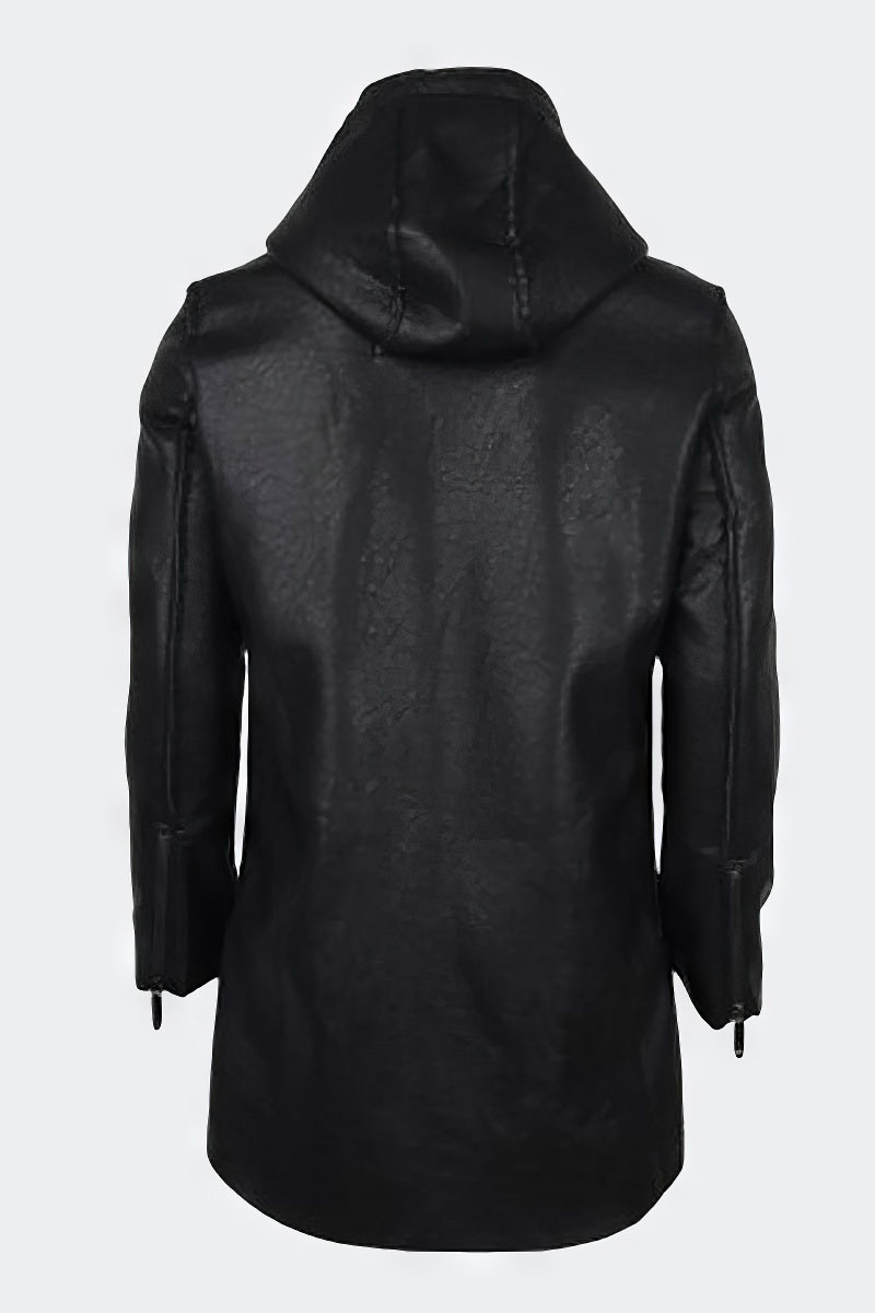 Philliр Рlеin Мужское утеплённое пальто чёрного цвета