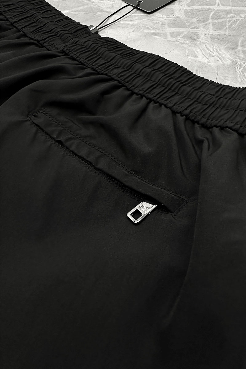 Dоlсе & Gаbbаnа Мужские чёрные шорты logo-plaque 