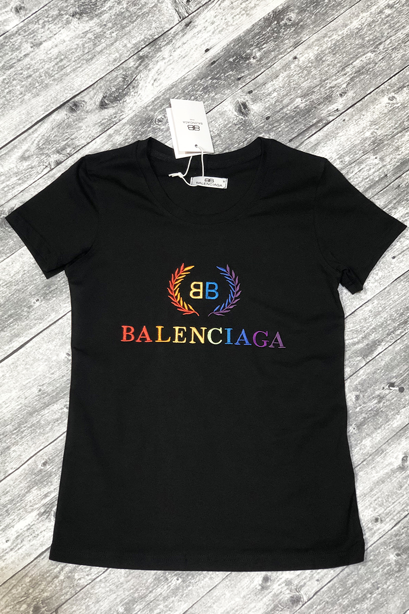 Balenciaga Женская футболка - Black