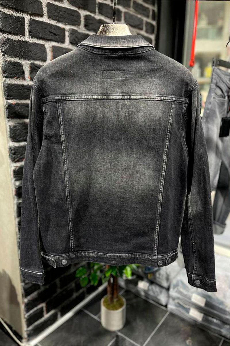 Dsquared2 Мужская чёрная джинсовая куртка
